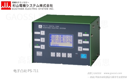 SUGIYAMA SYSTEM 杉山电机系统 PS-711系列液晶显示屏电子凸轮 デジタルカムDigital Cam