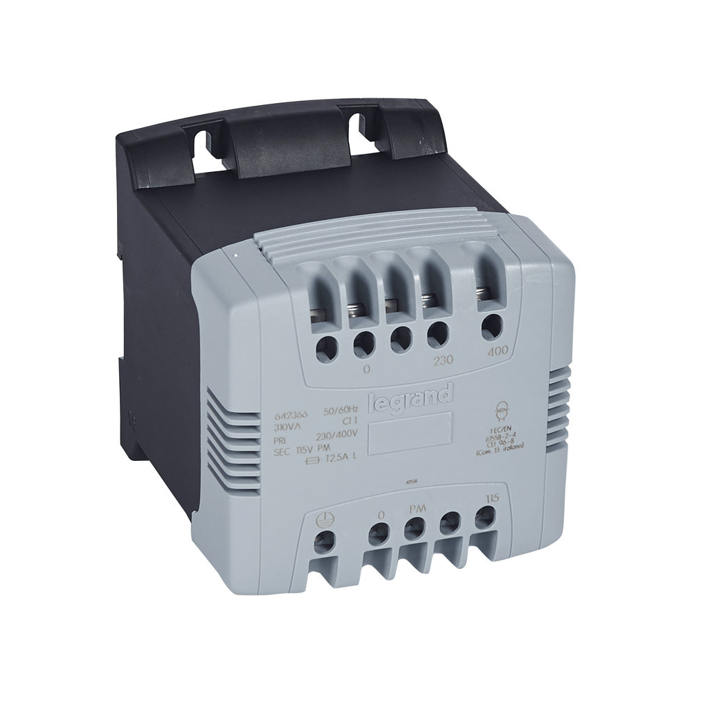 Legrand 罗格朗 面板变压器 642366, 310VA ,DIN导轨安装AC 230V/400V,115V