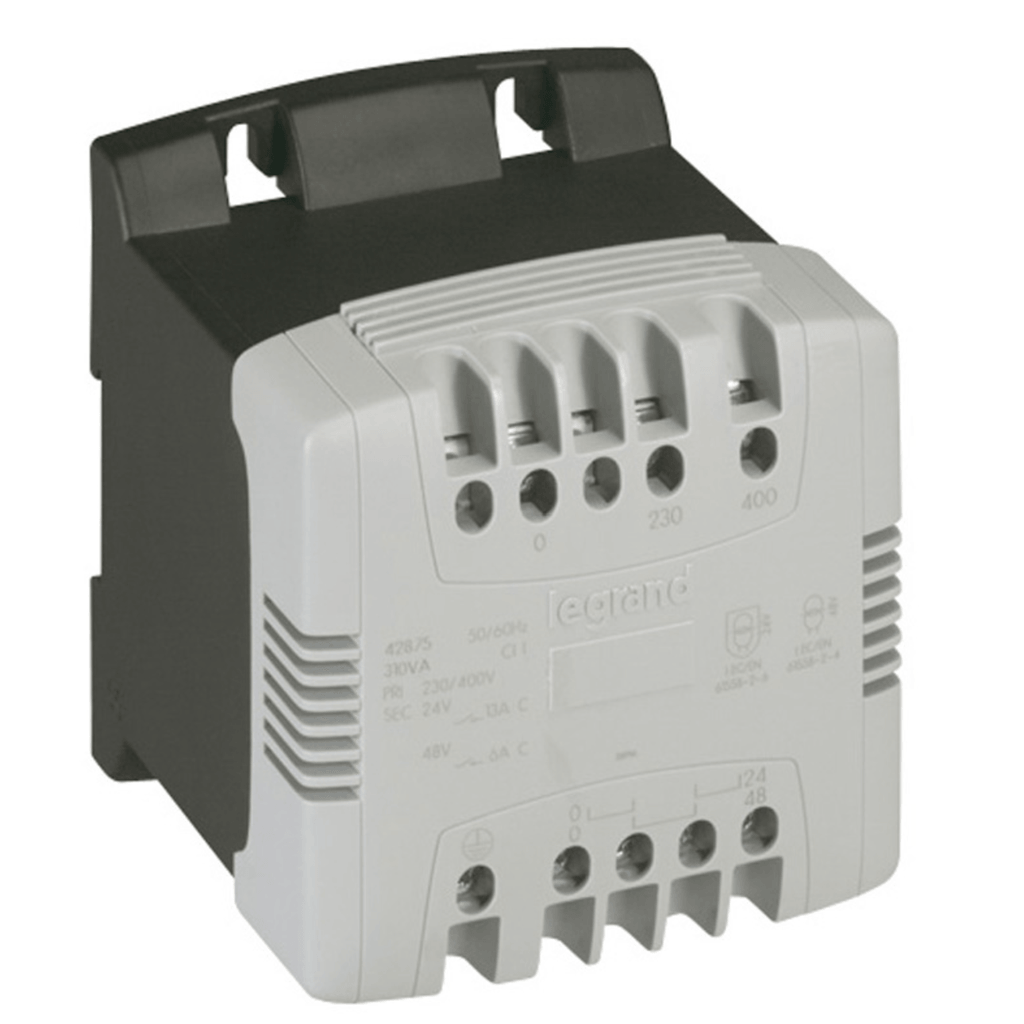 Legrand 罗格朗 DIN导轨式单相变压器0428系列042875,310VA,230~400V AC, 24/48V