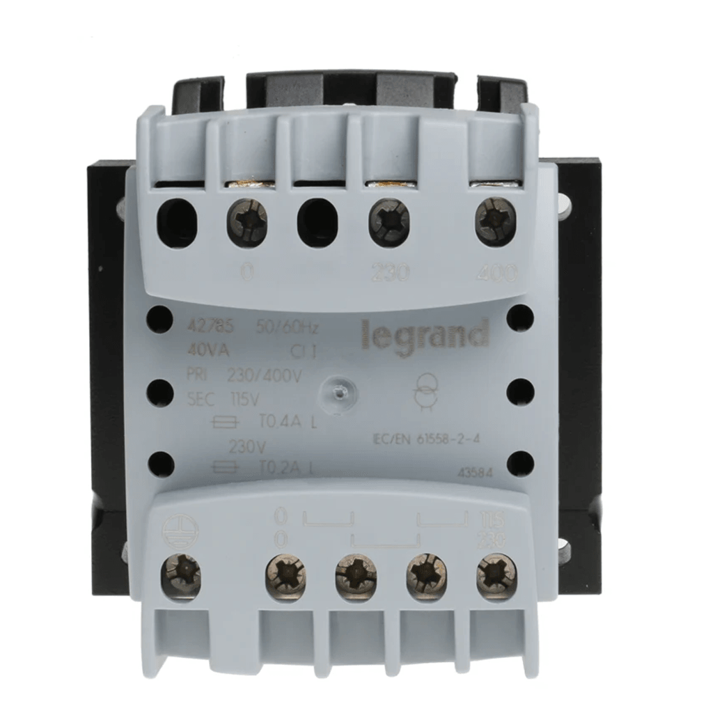 Legrand 罗格朗 面板变压器 042785,40VA ,面板安装 230~400V AC,115V/230V