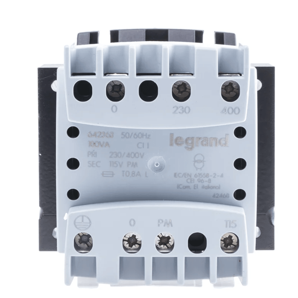 Legrand 罗格朗 控制与信号变压器 642363,63VA面板安装AC 230V~400V,115V单相隔离变压器
