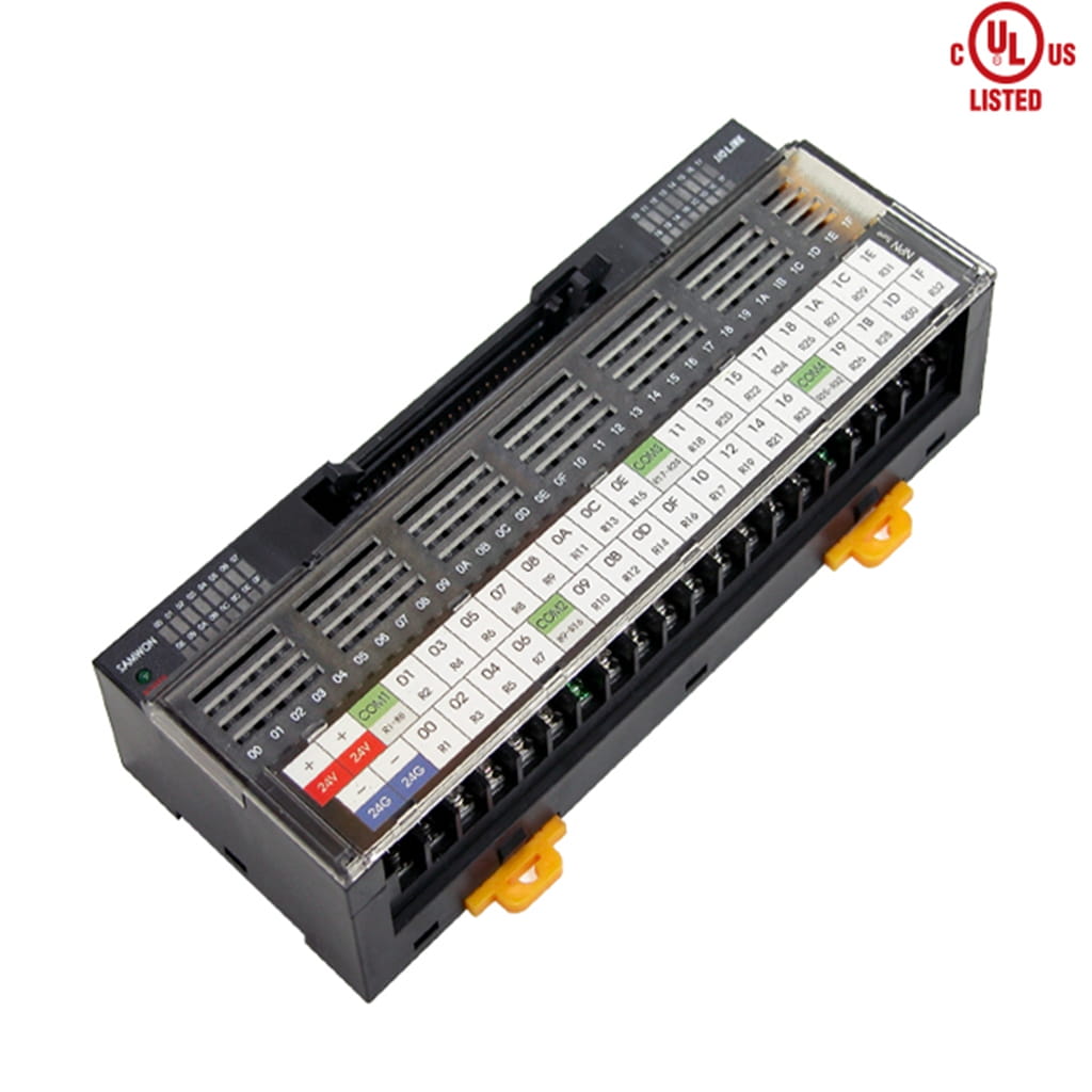 SAMWON ACT 三元 S32C系列 32点型,负载侧8点无接点继电器终端S32C-NT-202D-UL,S32C-PT-202D-U