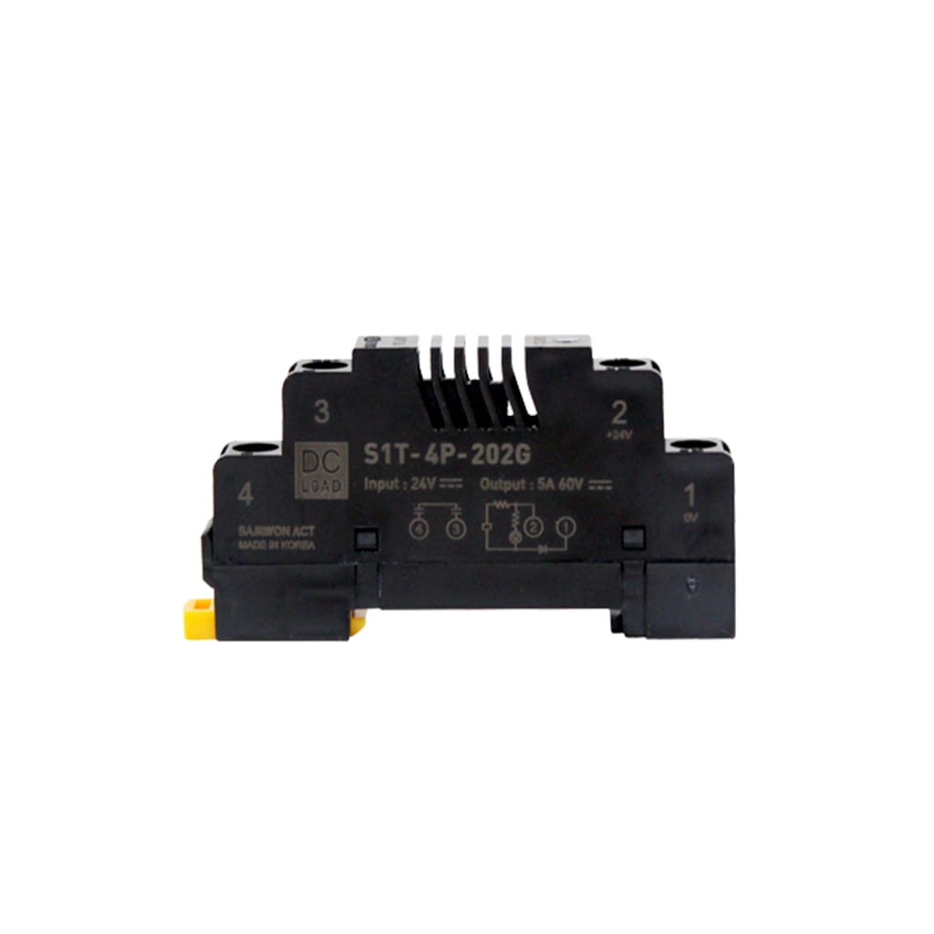 SAMWON ACT 三元 S1T-4P-202G 继电器终端1点型, 输入负载容量5A