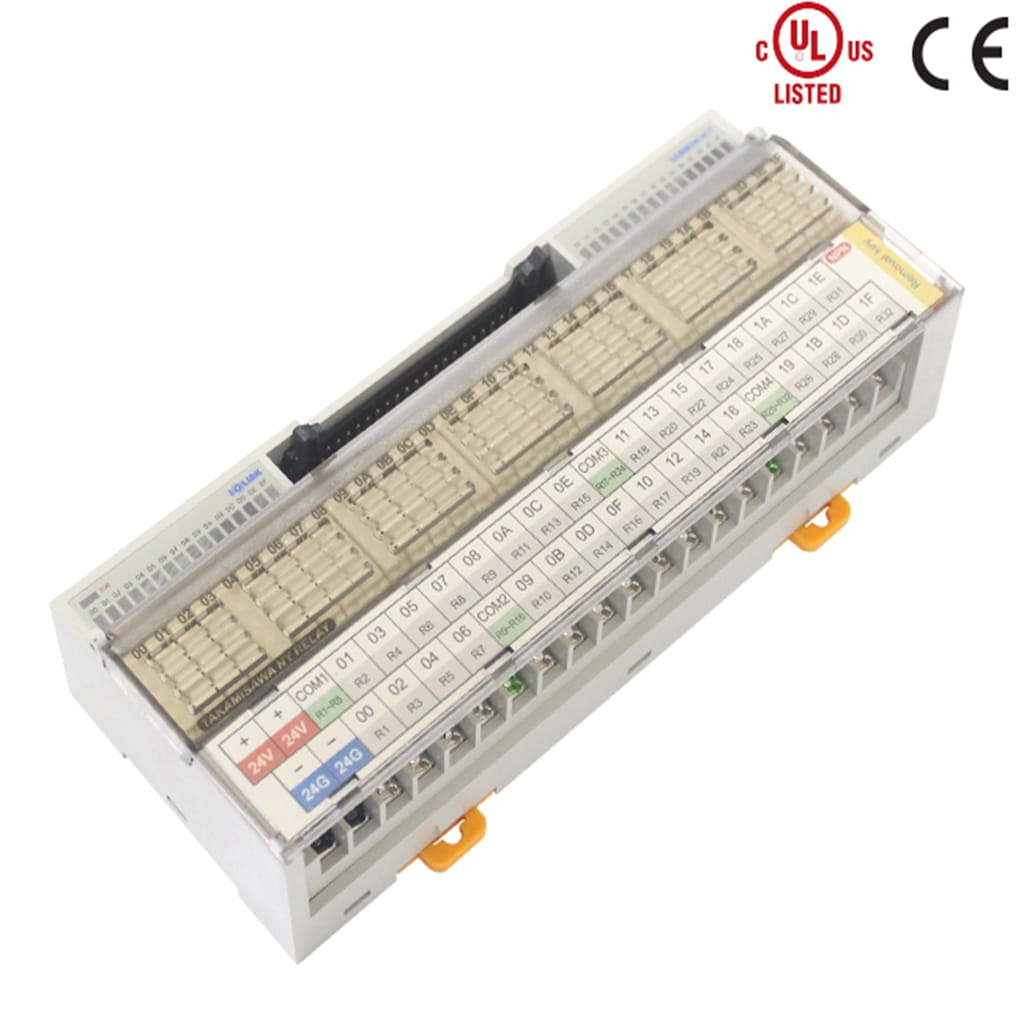 SAMWON ACT 三元 R32C系列继电器终端 32点,负载侧8点32C-YNT,R32C-YPT,R32C-YNT-UL,R32C-YPT-UL,R32C-NS5A-40P,R32C-PS5A-40P
