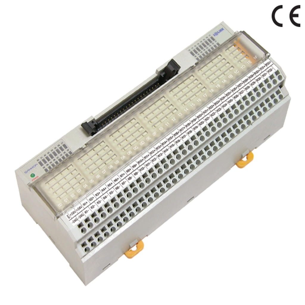 SAMWON ACT 三元 R32C-E系列 继电器终端 32点,Push型安装Screwless端子台型