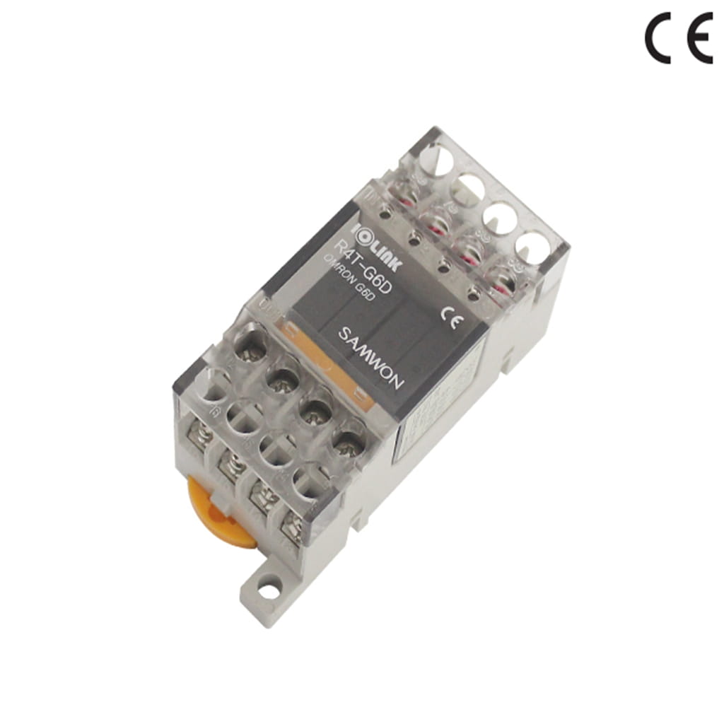 SAMWON ACT 三元 R4T-G6D继电器终端 4点,安装OMRON G6D继电器