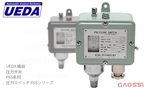 UEDA 植田 压力开关 P6S系列 P6S-1-R3B,P6S-3-R3B,P6S-5-R3B,P6S-7-R3B,P6S-10-R3B,P6S-20-R3B,P6S-40-R3B,P6S-60-R3SB,P6S-80-R3SB