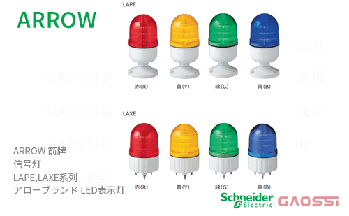 ARROW 箭牌 Schneider 旋转灯 LRMZ, LRMZL,LRMZE系列 アロー パワーLED回転灯